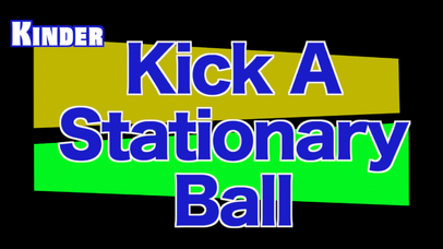 Gift Kindergarten Kick A Stationary Ball